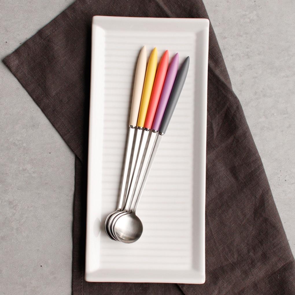 (Stella) Satin Long Teaspoon - 5 colors