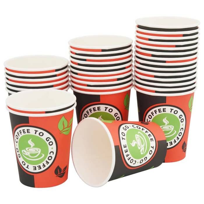 VidaXL Disposable Coffee Cup 1000 Pcs Paper 240 Ml (8oz)