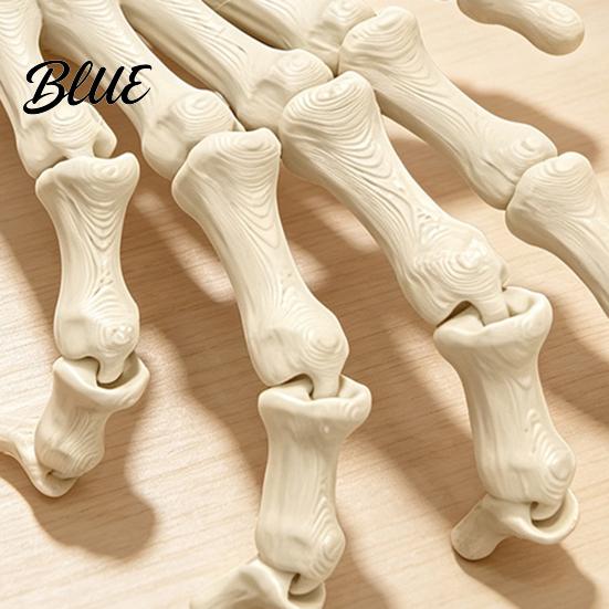 Creepy Gothic Room Accents Halloween Skeleton Hands 3D Printed Hand Bones Model Realistic Creative Holiday Atmosphere Decor Spooky Bone Claw