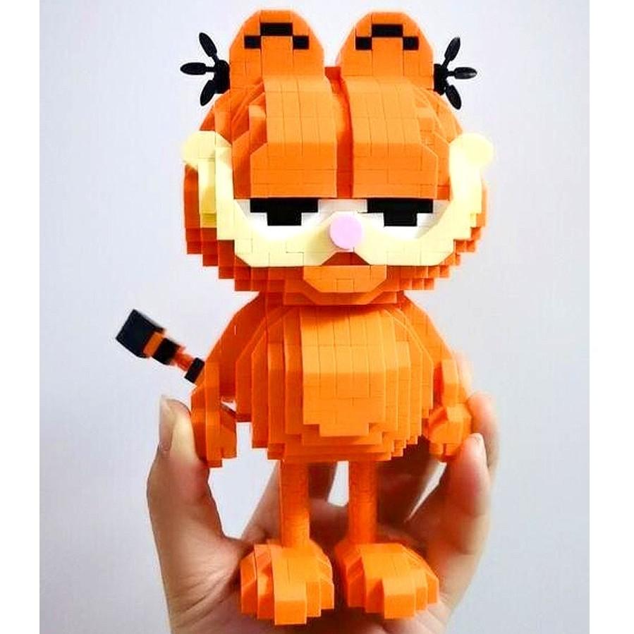 BALODY [Nanoblocks-Animation] BA Jolene Garfield BA, Mixed Colors, Korean Popular Toys