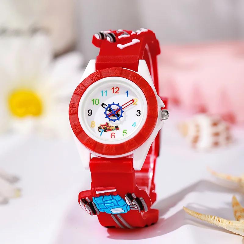 Fashion Children Watches Silicone Quartz Wristwatch Birthday Gift Kid Girl Boy Study Time Girl Watch Reloj Kids Watches Boys