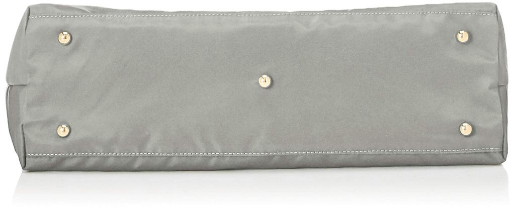 Tote Bag Nylon X Cow Leather Tote M Size Gray [Rabaga Jerry] [Reprint Renewal] Women's