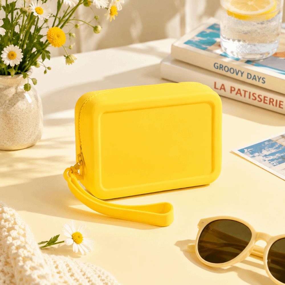Silicone Cosmetic Makeup Bag Waterproof Storage Bag Wallet Toiletries Handbag  Holiday Gift