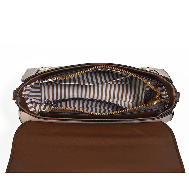 Umhängetasche für Damen schlichte Mode Farbkontrast-Trend Temperament