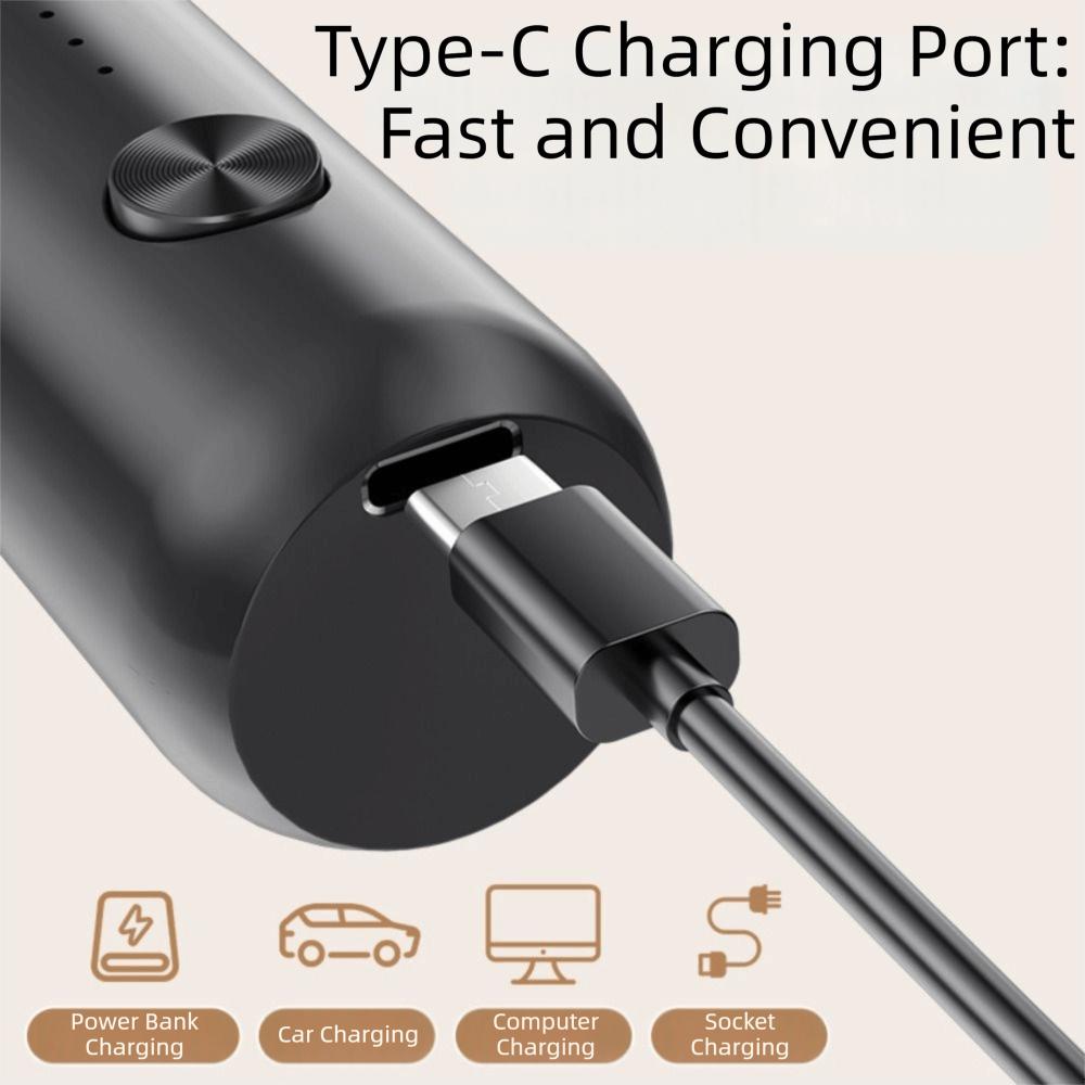 Portable Milk Frother Handheld Egg Beater Professional Wireless Cream Blender Coffee Lovers