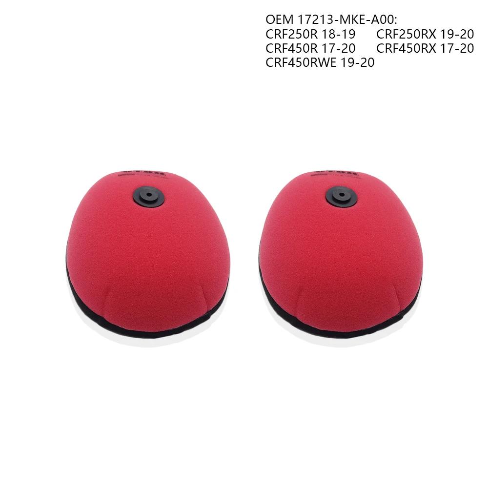 OTOM Motorrad Luftfilter Reiniger Staubdicht Doppelte Schaumstoffschicht Schwamm Für HONDA CRF250R CRF450R CRF 250 450 Luftfilter Schaumstoff