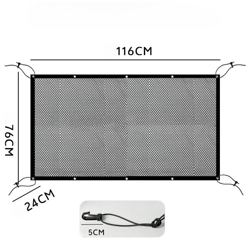 Car Dog Barrier Truck Pet Net Guard Back Seat Cargo Area Isolation Divider Vehicle Safety Mesh Protector for Dogs Cats Travel