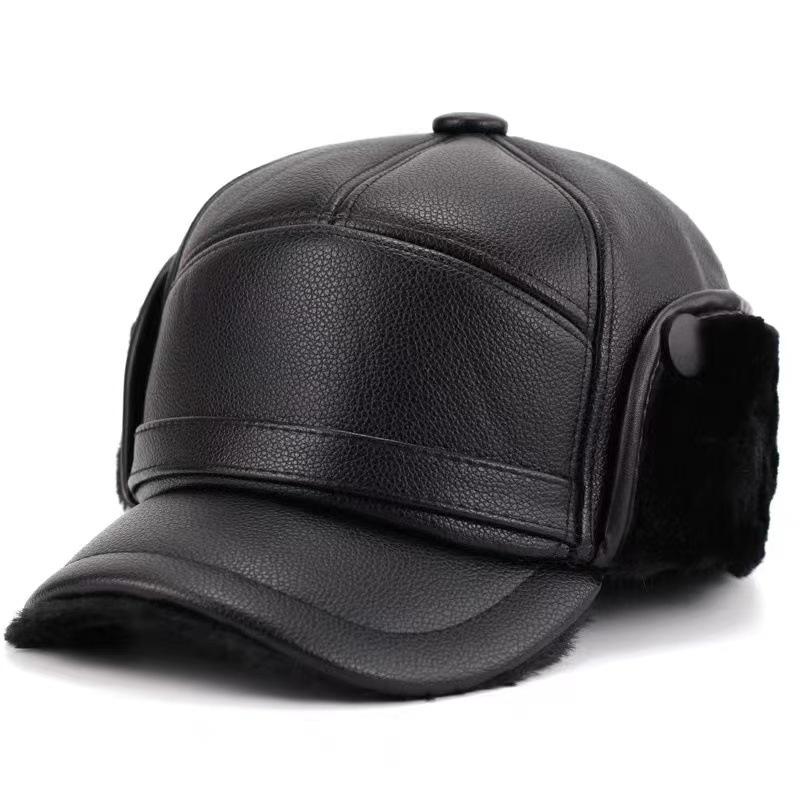 Winter Ear Protection Hat Warmth Plush Peaked Cap Outdoors Fashion Gift Casual