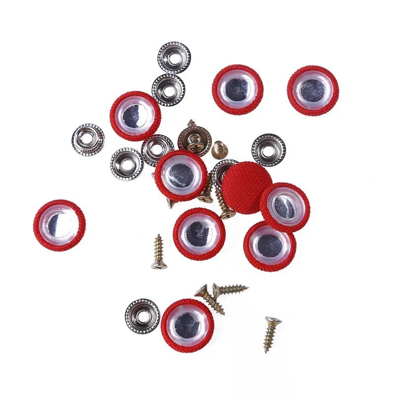 10/30/60Pcs Car Interior Roof Buckles Headliner Ceiling Cloth Fixing Screw Care Fabric Buckle Rivets Retainer Cap