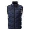 Unisex Color-Block Down Vest: Lightweight, Warm, Windproof Winter Jacket with Stand Collar
