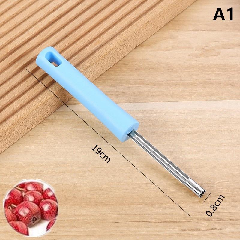 1 ks Nerezový odpeckovač ovoce Datle Třešně Hrušky Odpeckovač Odstraňovač Semínek Ovoce Kráječ Nůž Nástroje na Ovoce a Zeleninu