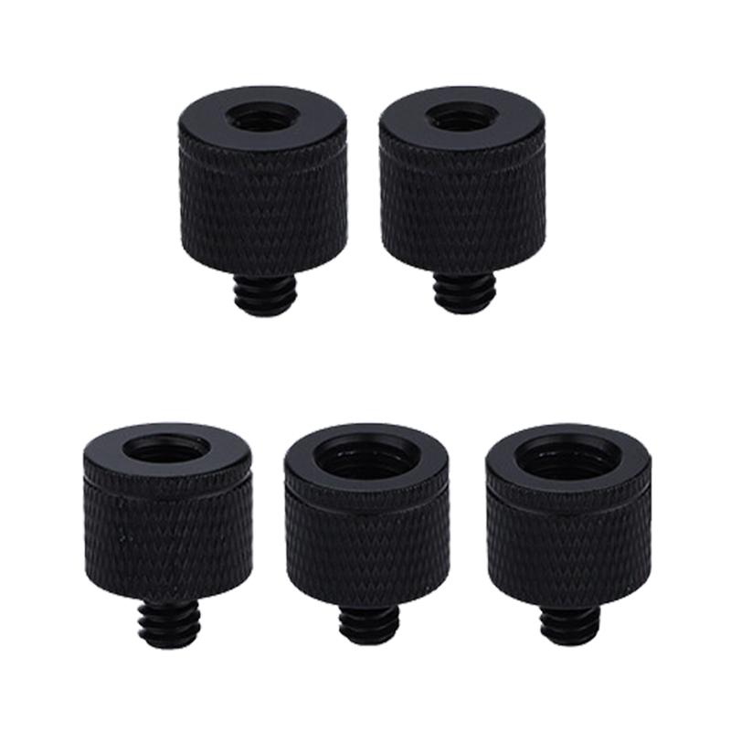 Aluminum Thread Adapter Screw Adapter Tripod Thread Adapter Mount Adapter Photography Spare Parts 1/4 Female/ 1/4 Male