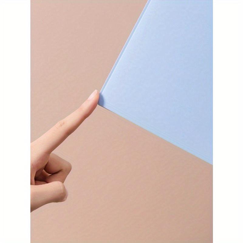 1pc Plain Multi-Layer File Folder, A4 Document Portfolio with Transparent Sleeves for Paper Storage, Large Capacity (Random Cover Label Card)