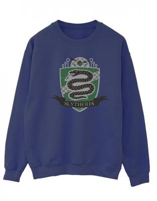 Womens/Ladies Slytherin Chest Badge Sweatshirt