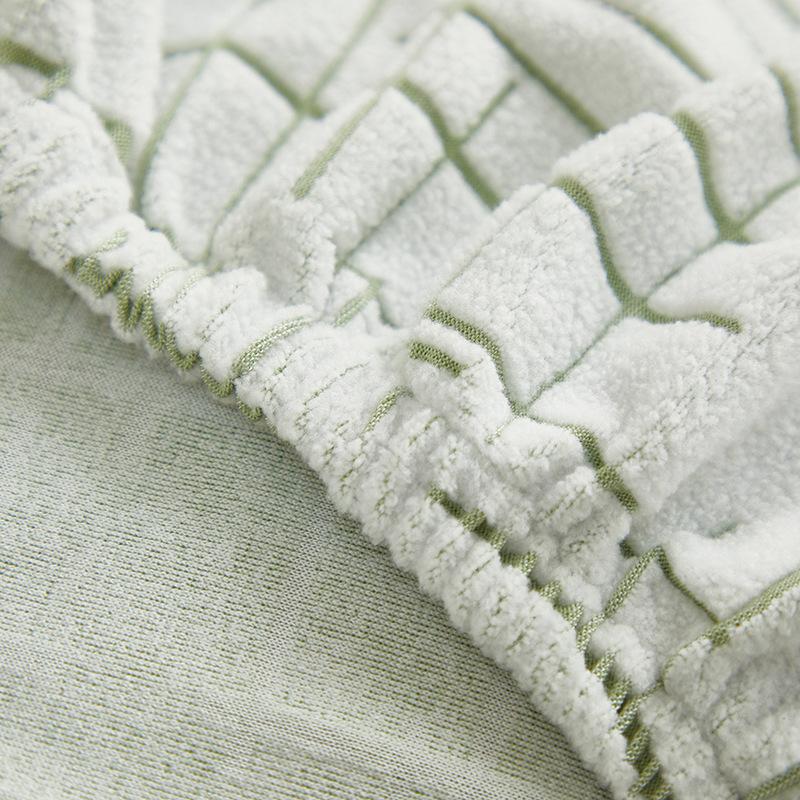 Copridivano Jacquard Nordico con Cerniera Copridivano Elasticizzato Protettore per Mobili Coprisedia Antipolvere per Stanza Arredamento Casa