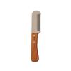 Pet Mat Tangles Removing Stripping Knife Stainless Steel Tool with Wooden Handle for Long Hair Cat Dog Grooming