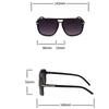 Vintage Large Frame Square Sunglasses Women Brand Designer Fashion Sun Glasses Men's Outdoor Driving Eyewear UV400