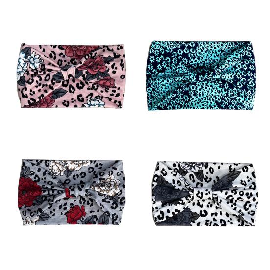 Wide Headband Sweat Absorbing Terry Ring Non Slip Elastic Hairband Boho Style Turban Head Scarf Fashion Accessory