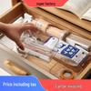 Japanese Transparent Plastic Desktop Organizer with Compartments - Ideal for Kitchen Utensils, Stationery, and Small Items Storage.