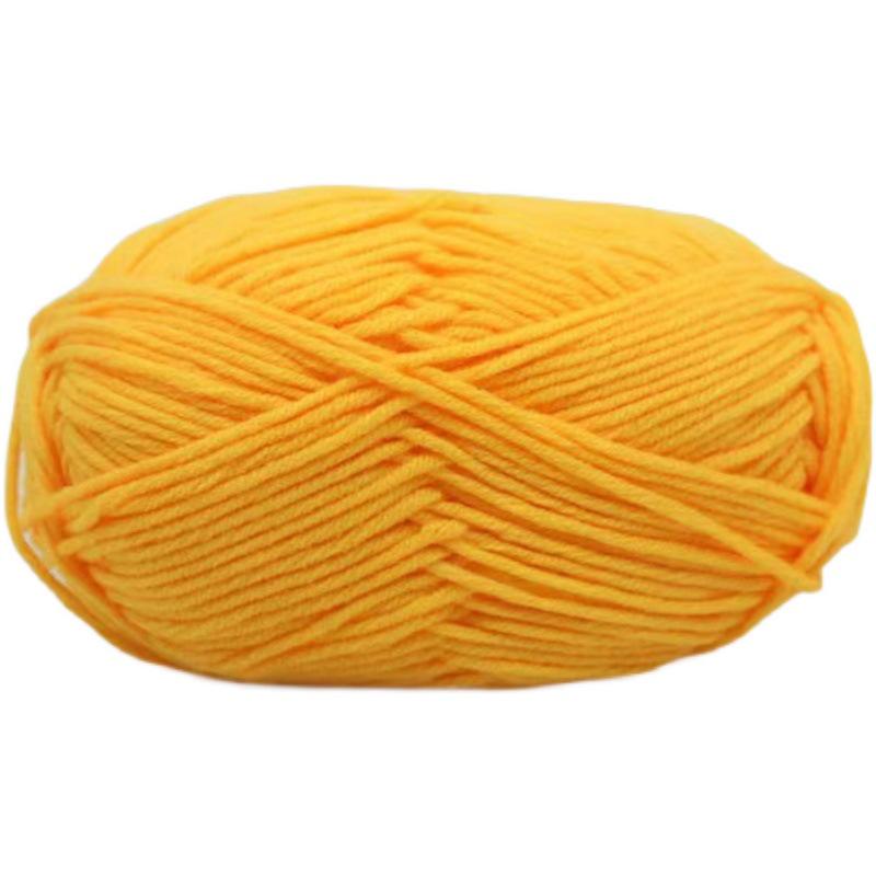 Milk Cotton Yarn Pack for DIY: Medium-Thick Scarf, Crochet Slippers, Handmade Knitting Bags