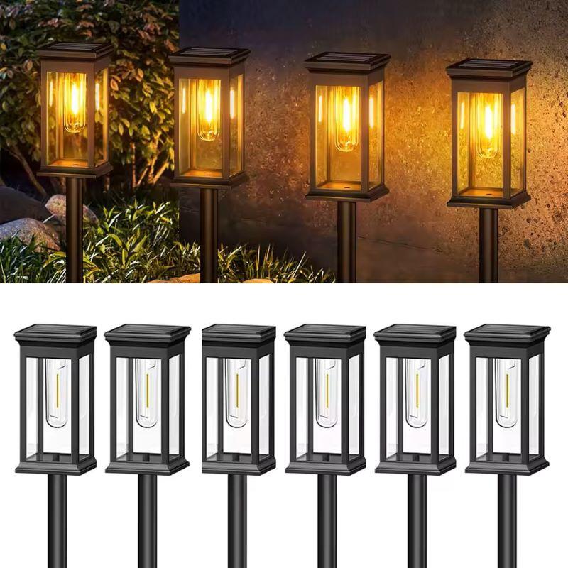 1/2/4/6 Waterproof Solar Lights Outdoor Automatic on/off LED Solar Flashlights Garden Lights Balcony Paths Lawns