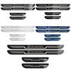 Car Stainless Steel Door Sill Scuff Plate For Mercedes Benz AMG CLA GLC GLK GLA A B C E Class W203 W206 W220 W205 W211 W212 W201 WZ2
