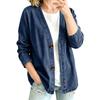 Women's Casual Denim Cardigan Jacket Open Front Long Sleeve for Everyday Wear