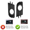 2Pcs Left Right Front Bumper Grille Fog Light Grill Fog Lamp Frame Cover For Volkswagen Tiguan EU 2012-2018 5N0853665 5N0853666
