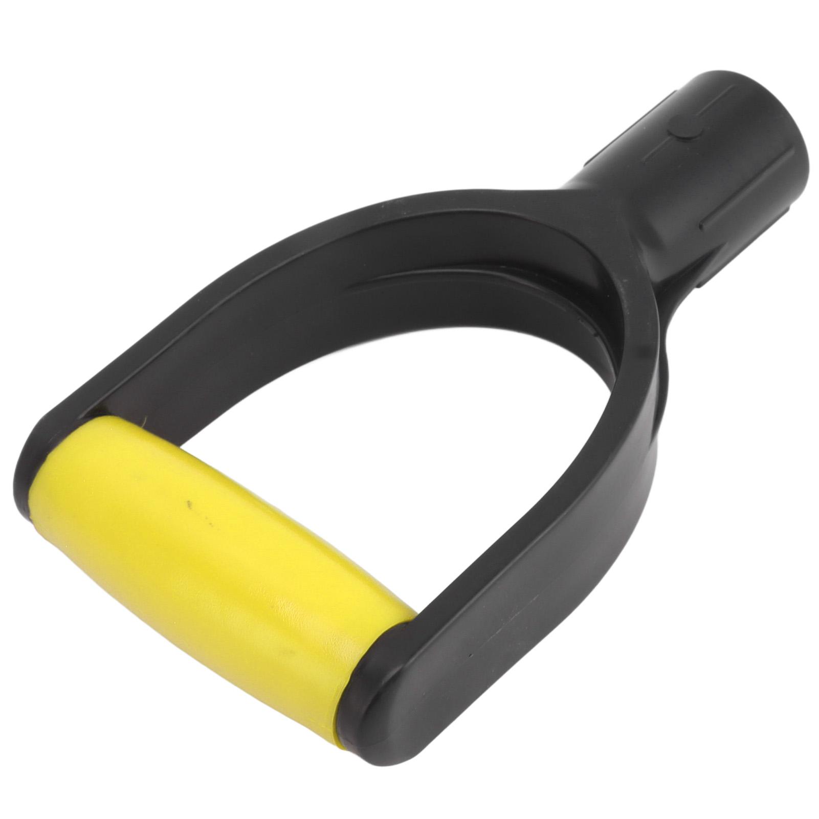 Shovel D Grip Handle 32mm Inner Diameter Silicone Grip Reinforcement Snow Shovel Handle Replacement for Digging Raking Tool