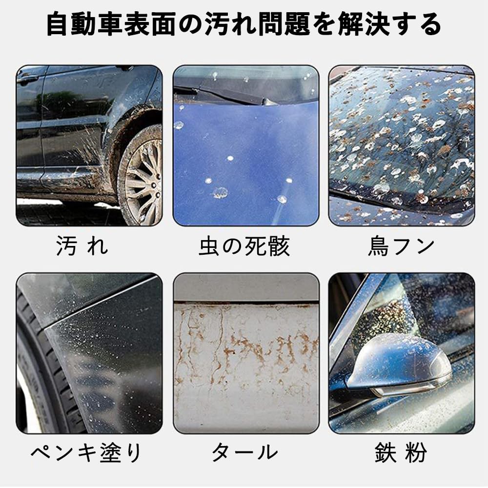 harukita Car Wash Sponge, For Car Wash, Iron Powder Removal Pad, Decontamination Sponge, Iron