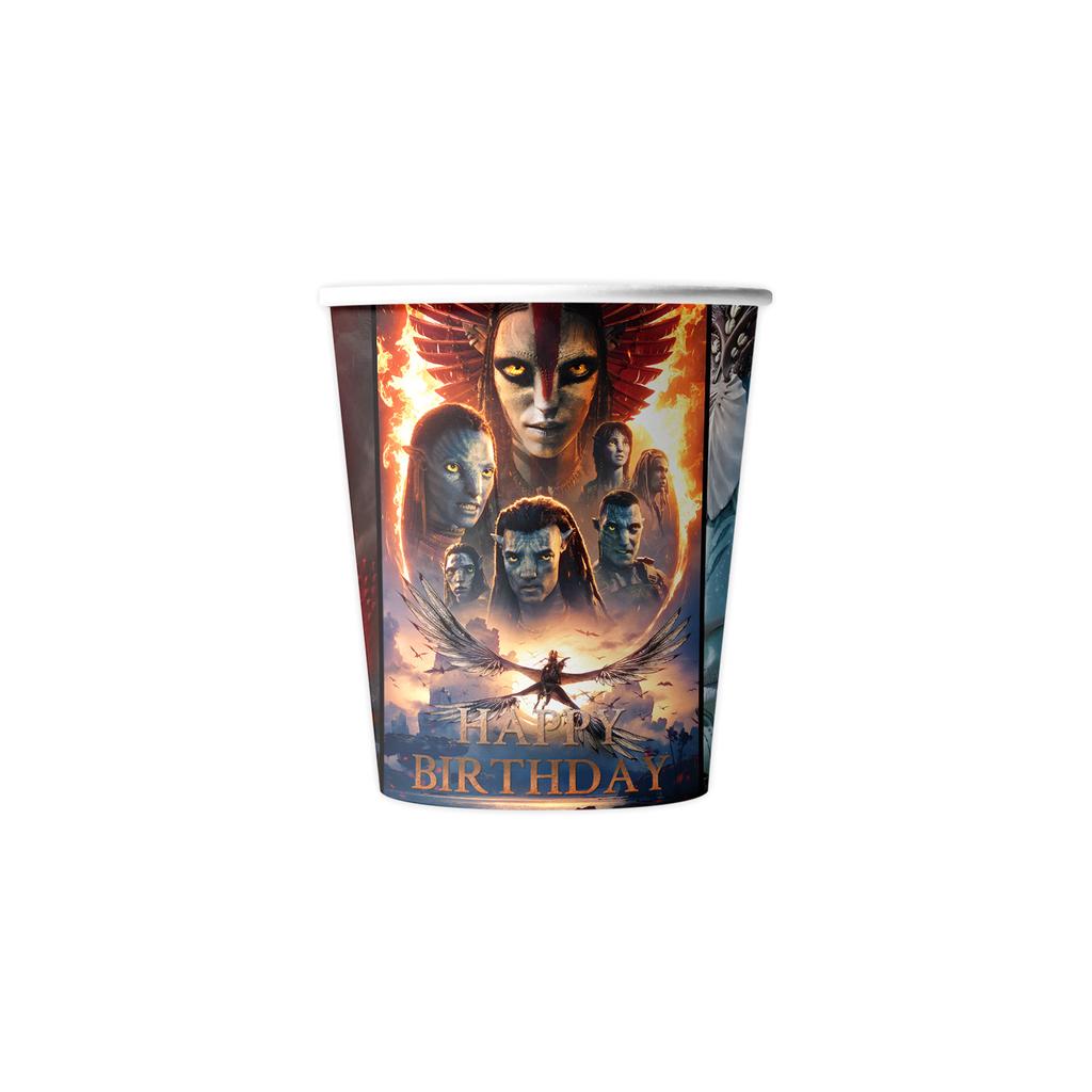 Avatar-themed Birthday Party Decorations Disposable Cups Plates Tissues Banners Balloons Tablecloths Baby Shower Supplies Round Sensory Durable