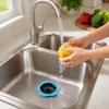 4 Pack Flower Shaped Sink Drain Strainer 4.33 Inch Diameter Basin Sink Strainer  Home Kitchen