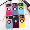 Luksus gradient stort vinduslinsefilmlekkasjemerke magnetisk sugetelefondeksel egnet for iPhone 14 13 12 11 Pro Max fallbeskyttelsesdeksel