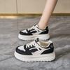 CRLAYDK Women's Tennis Walking Low Top Platform Casual Sneakers Lace Up Classic Skateboard Shoes Height Increase Trainers