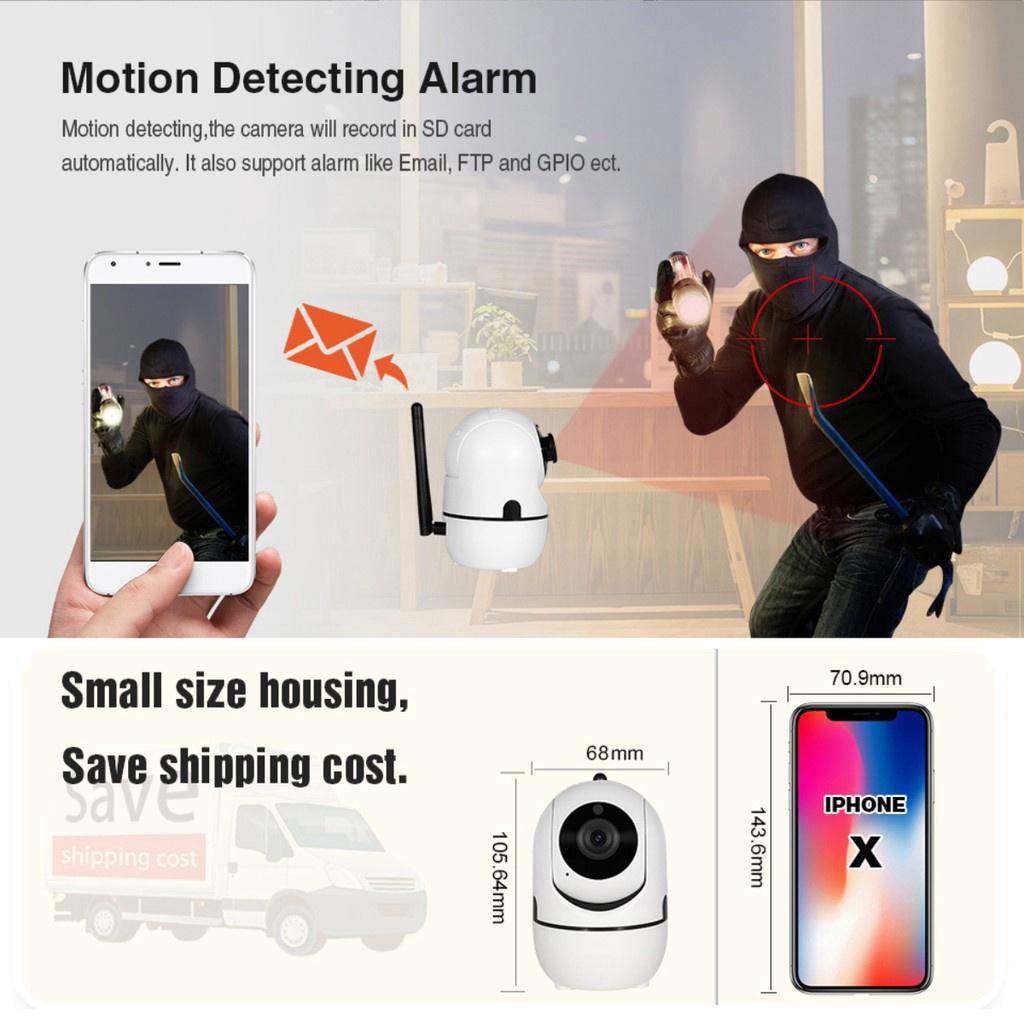 HD Wireless IP Camera Remote Control Home Security Smart CCTV Network WiFi Webcam Night Vision IR