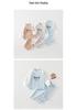 Three Bear Cubs Cotton Fall Children's Warm Pajamas Set: Boys' & Girls' Autumn Pants & Top