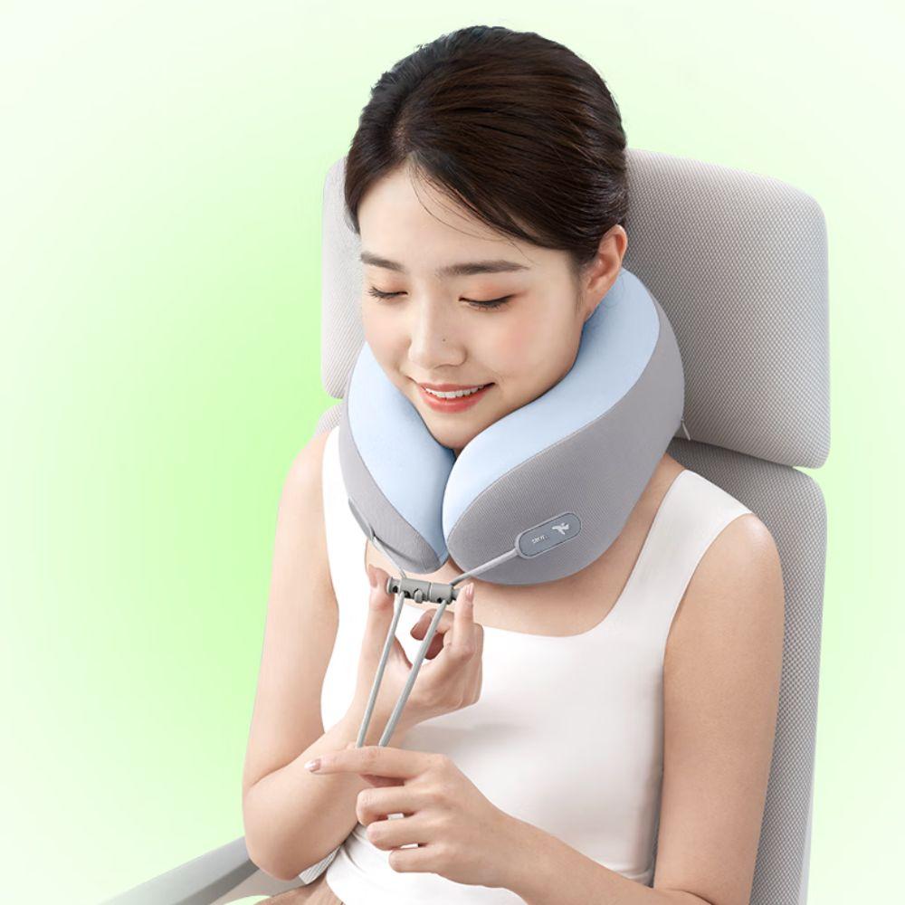 360 Degree Neck Protect U-shaped Travel Pillows Comfortable Slow Rebound Neck Support Cushion Removable Cooling