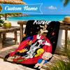Custom Name Superhero Adventure Martian Beach Towel Microfiber Beach Towel, Lightweight and Quick-Dry, for Summer Travel, Swimming Pool Gift