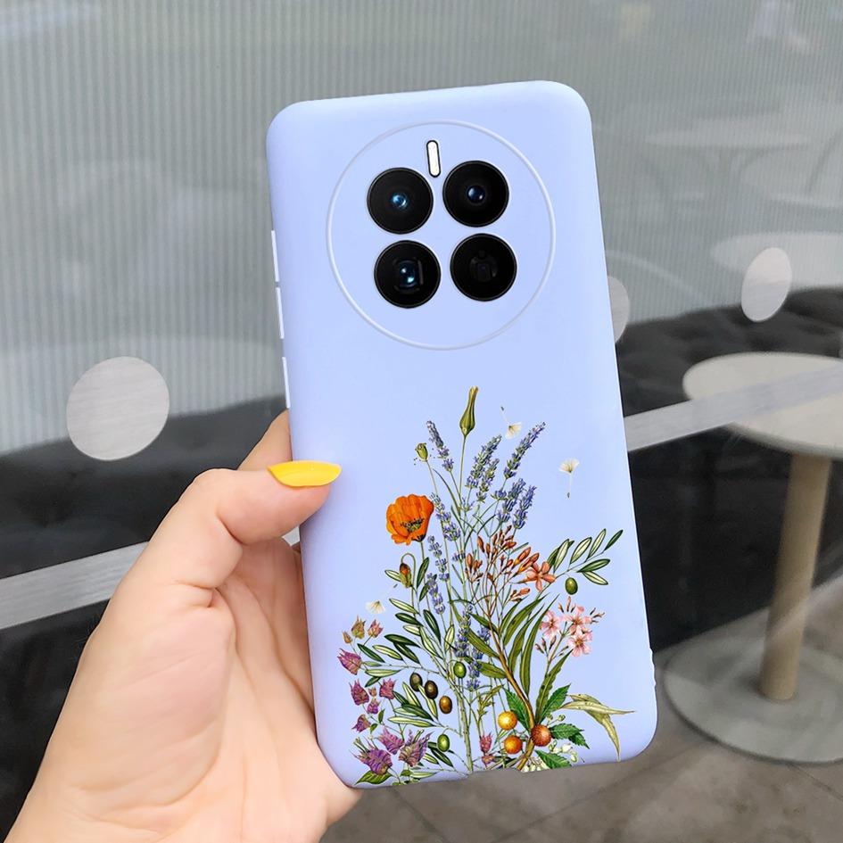 For Huawei Mate 50 Pro Case 2022 Cute Cartoon Cat Painted Soft TPU Protective Cover For Huawei Mate50 Pro DCO-LX9 CET-LX9 Fundas