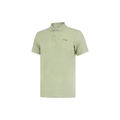 Sports Life Series Solid Color Casual Polo Shirt Unisex Tops Green APLT029-11