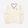 F Box Collection V Neck Knit Sweater