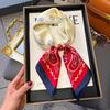High-end large square scarf silk scarf women's new versatile neck summer thin bag head mother scarf with shawl
