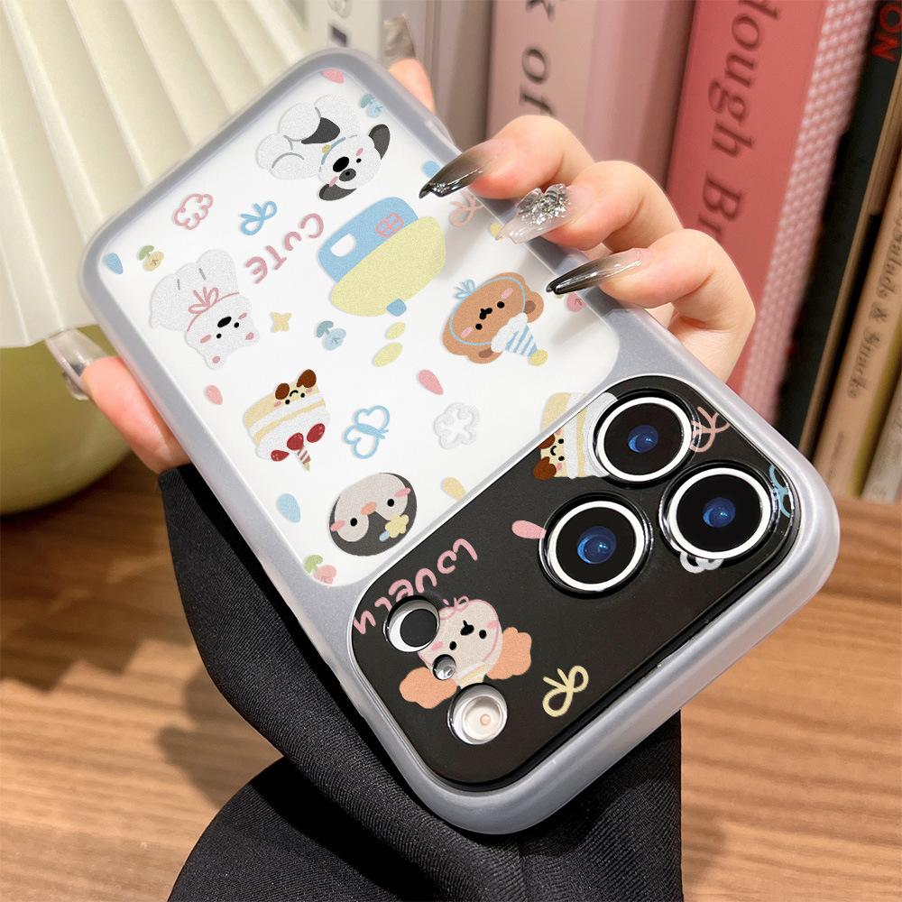 Puppy Penguin Is Suitable for iPhone17promax Two-in-one Mobile Phone Case Apple 16 Niche 15 Generation 14 Simple