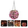 Decorative Lights Grass Ball Green Plant Hanging Decor Artificial Flower Balls  Courtyard Decor