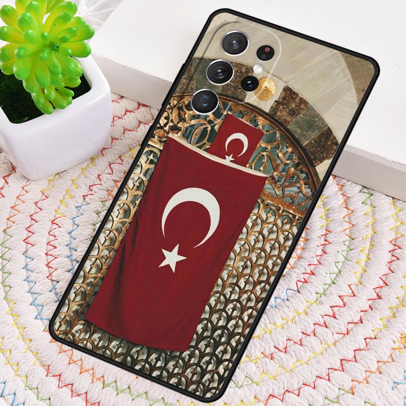 Turkei Turkey Ataturk Flag TPU Phone Case For Samsung Galaxy note 10 pro S26 S25 S24 S23 S22 Ultra Plus S21 FE S20 Cover