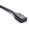 Type-C To Type-C&Micro To 2 Male 5P Female Y Splitter Charging Extension Cable