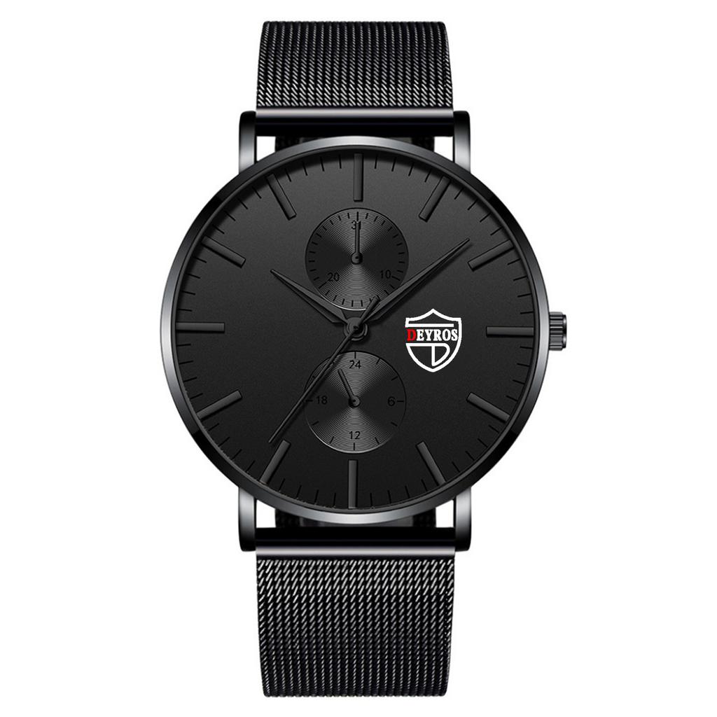 New Simple Watch Unisex Watch Men's Stainless Steel Quartz Watch Student Women's Watch Femininity Women's Watch