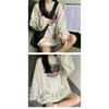 Rundhals Pullover Damen Locker Top