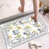 Premium Bathroom Floor Mat, Toilet, Toilet Door Non-slip Mat, Absorbent Mat, Diatom Mud Household Floor Mat
