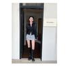 2025 Women's Elegant Stand Collar Double Zipper Slimming Cardigan Jacket
